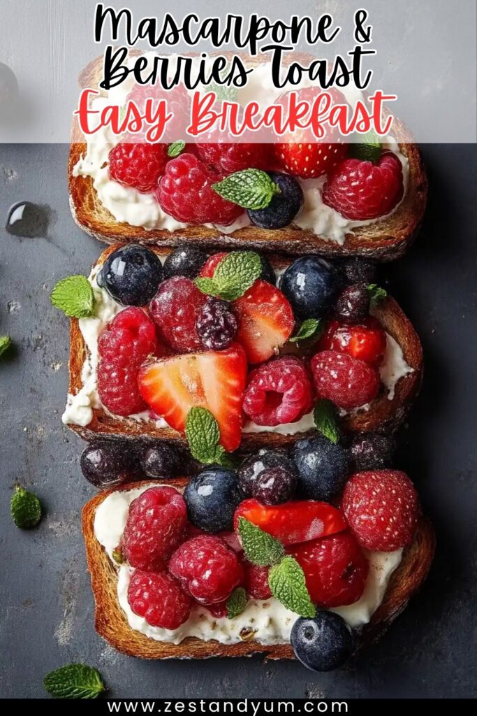 Mascarpone & Berries Toast