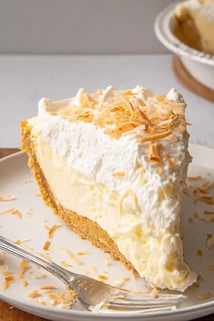 No Bake Coconut Cream Pie