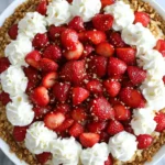 No-Bake Strawberry Crunch Cheesecake
