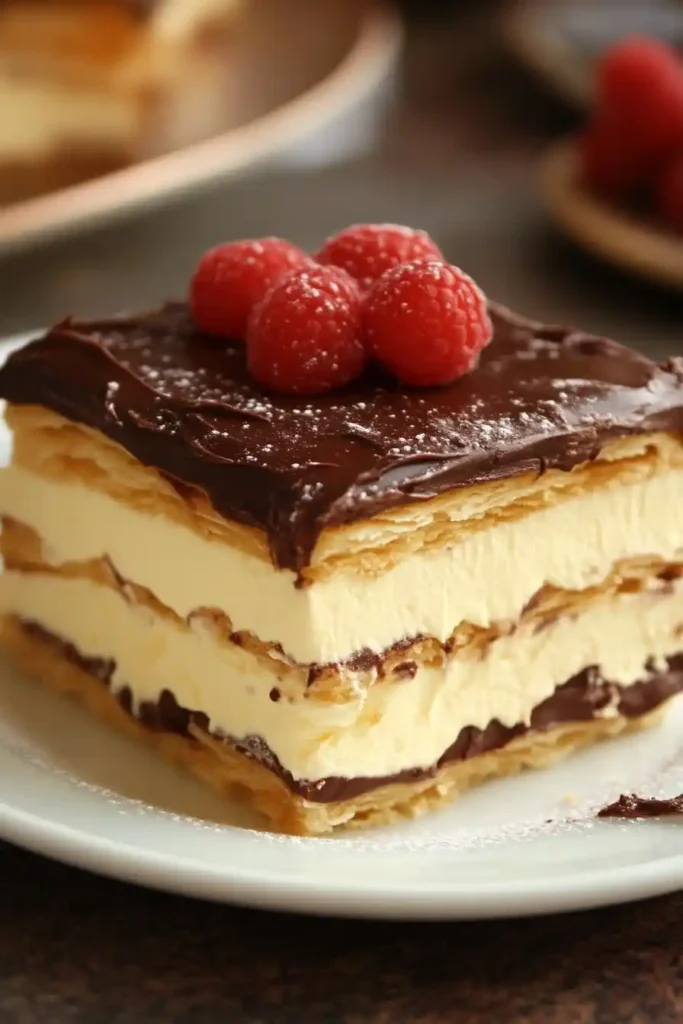 No-Bake Chocolate Eclair Dessert