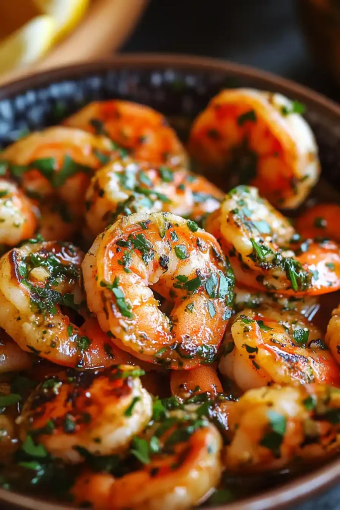 Pan Seared Chimichurri Shrimp