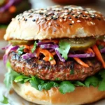 Thai Sweet Chili Turkey Burger