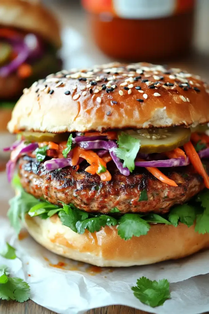 Thai Sweet Chili Turkey Burger