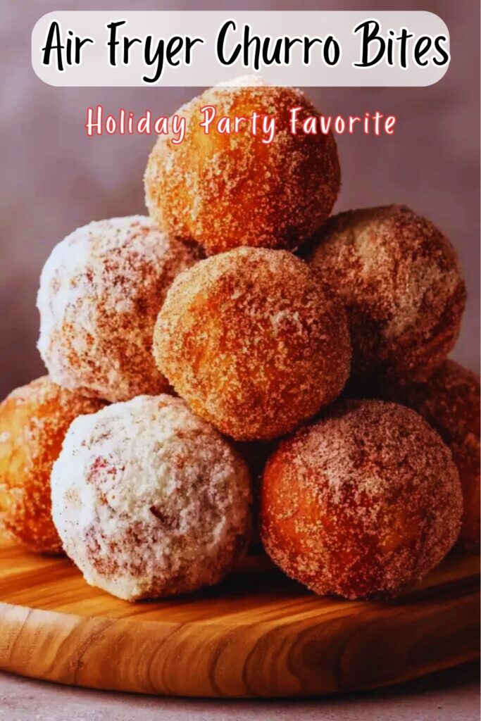 Air Fryer Churro Bites