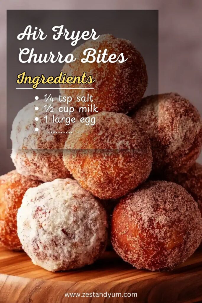 Air Fryer Churro Bites