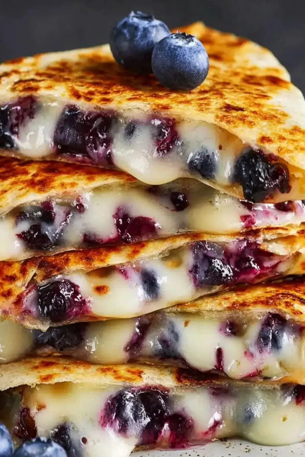 Blueberry Breakfast Quesadillas