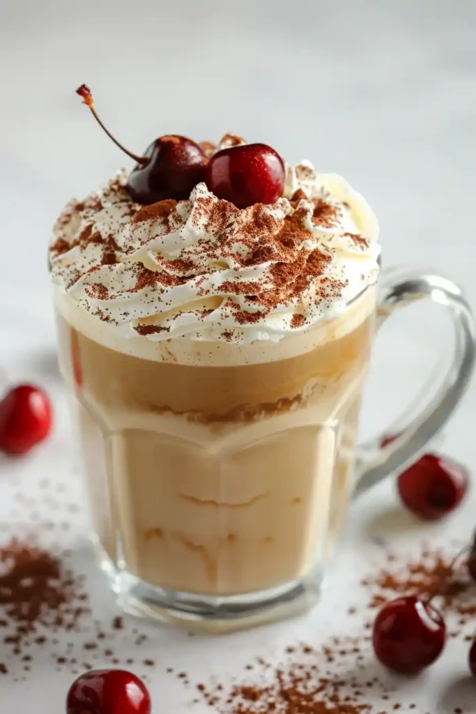 Cherry Vanilla Tea Latte