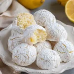 Lemon Snowball Cookies