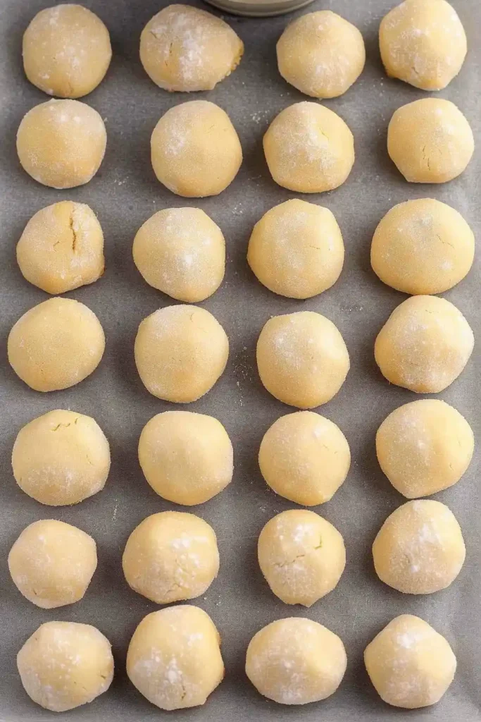 Lemon Snowball Cookies