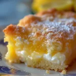 Lemon cream cheese dump cake