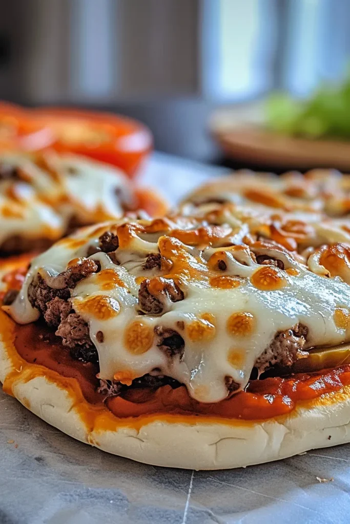 Old School Pizza Burgers