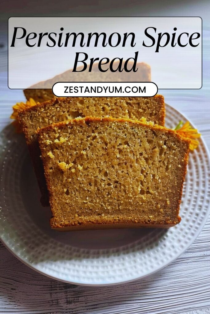 Persimmon Spice Bread