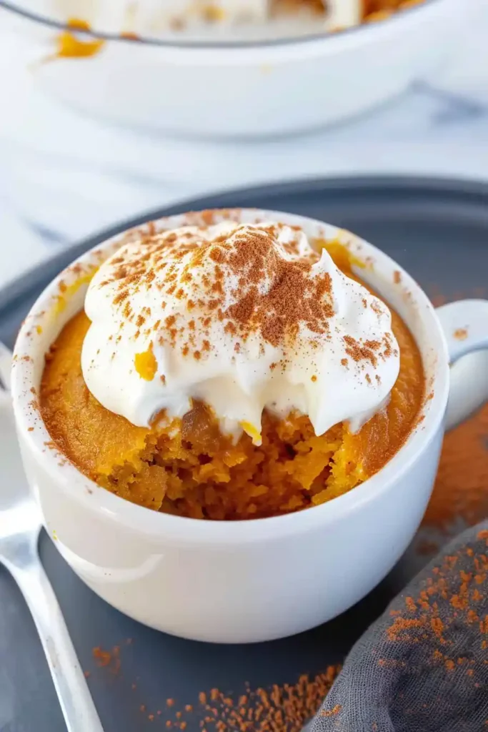 Pumpkin Mug Cake