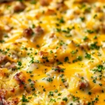 Sausage Hashbrown Breakfast Casserole