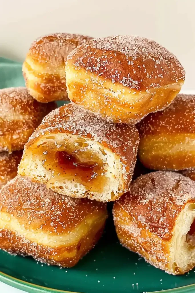 Apple Cider Hawaiian Roll Donuts