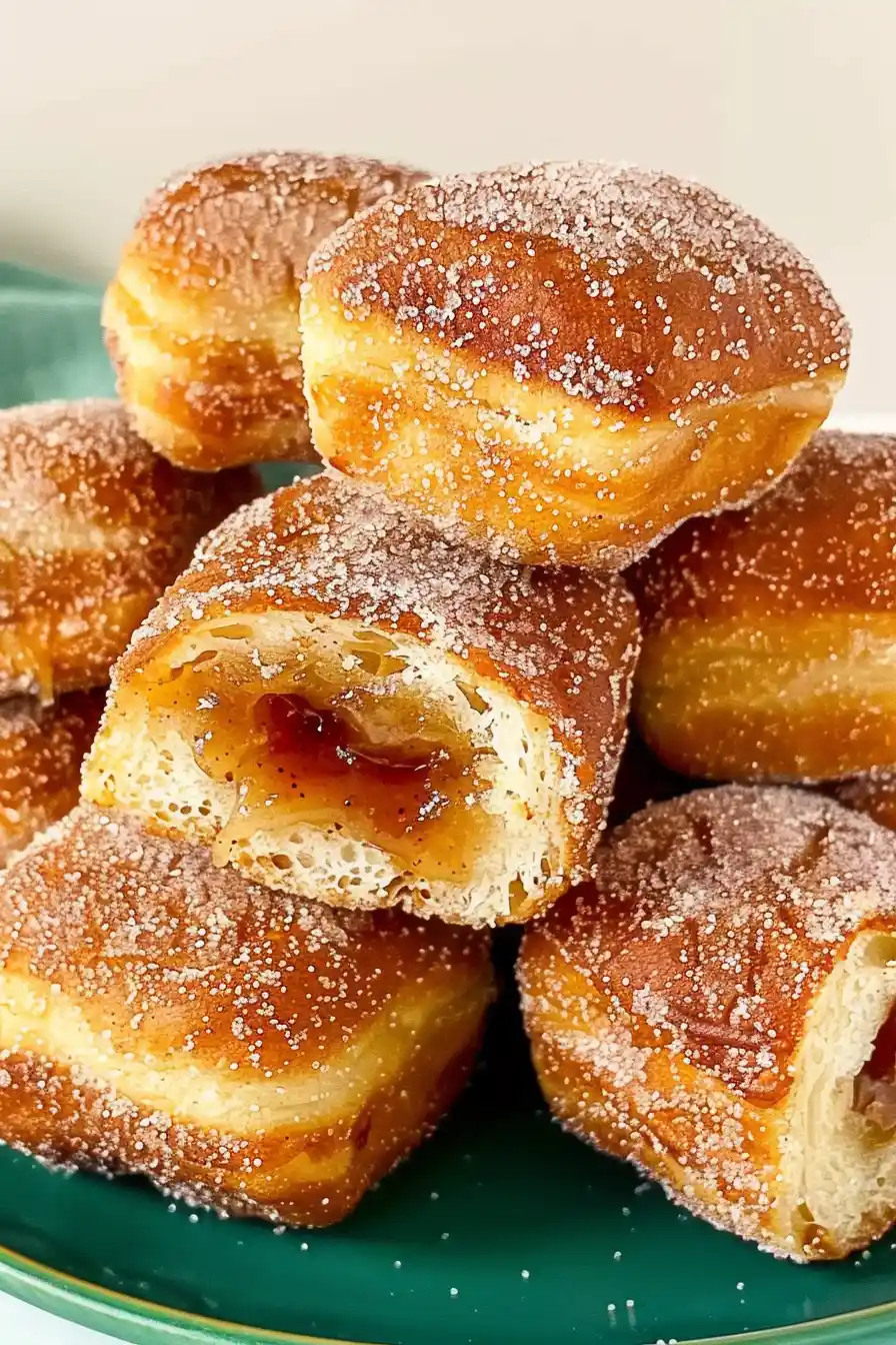 Apple Cider Hawaiian Roll Donuts