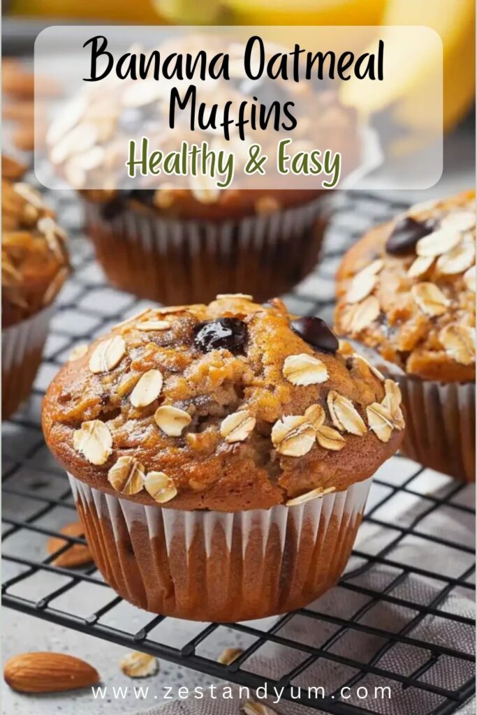 Banana Oatmeal Muffins