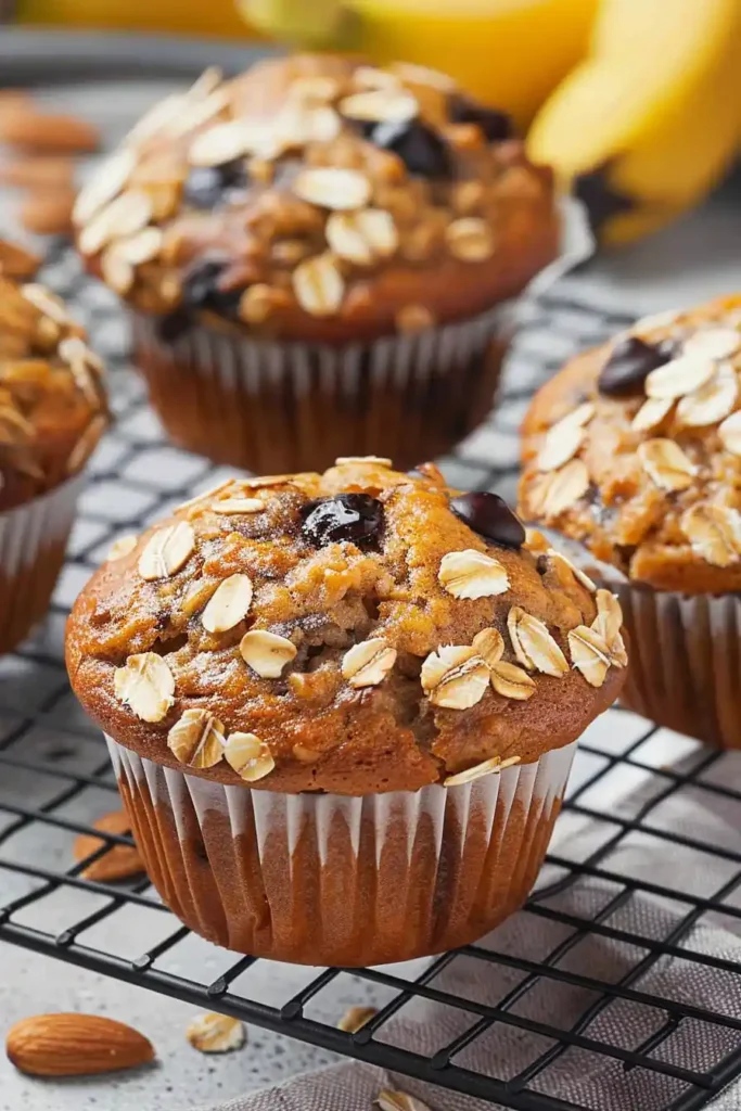 Banana Oatmeal Muffins