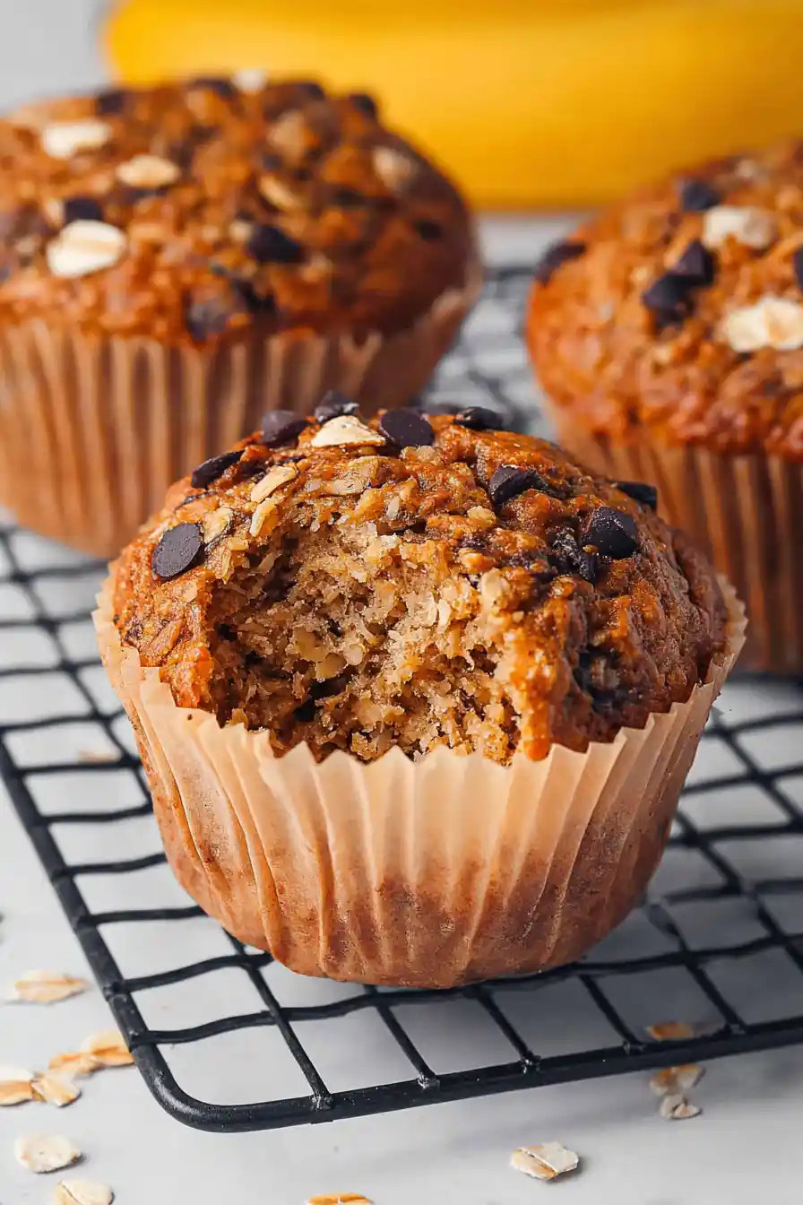 Banana Oatmeal Muffins