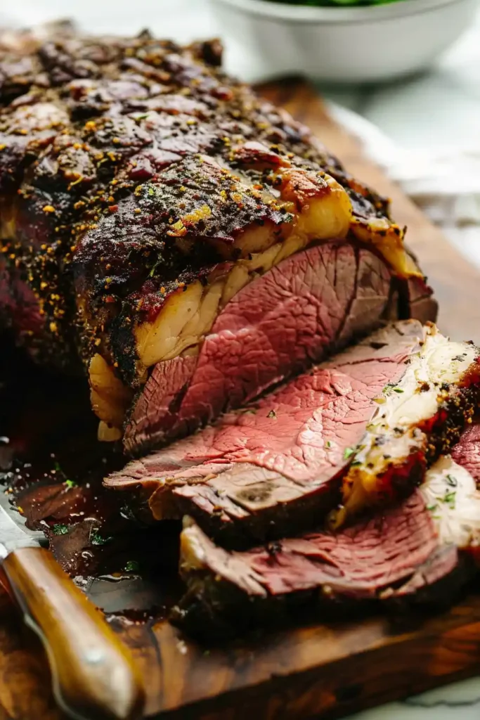 Best Prime Rib with Garlic Herb Crust