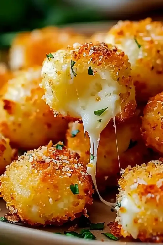 Cheesy Parmesan Mozzarella Bites