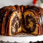Chocolate Marble Banana Bundt Cake