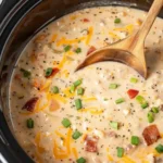 Crockpot Cheeseburger Soup