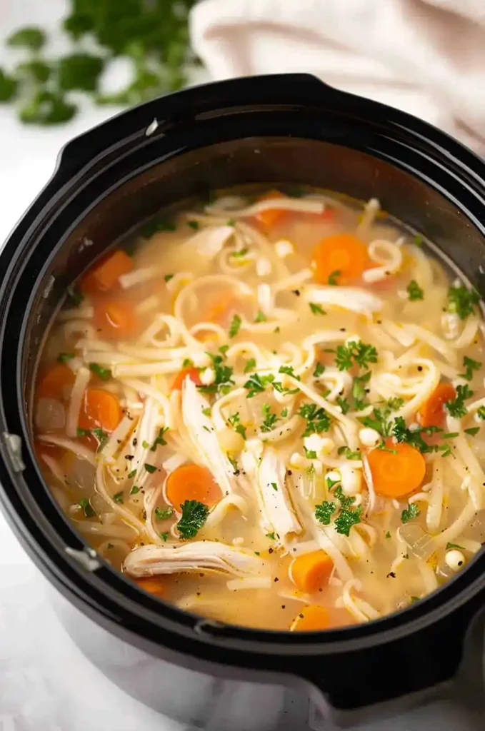 Crockpot Chicken Noodle Soup