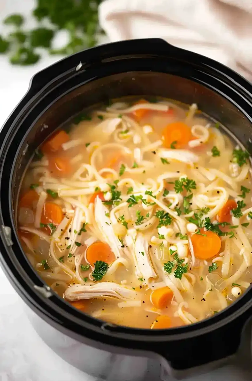 Crockpot Chicken Noodle Soup