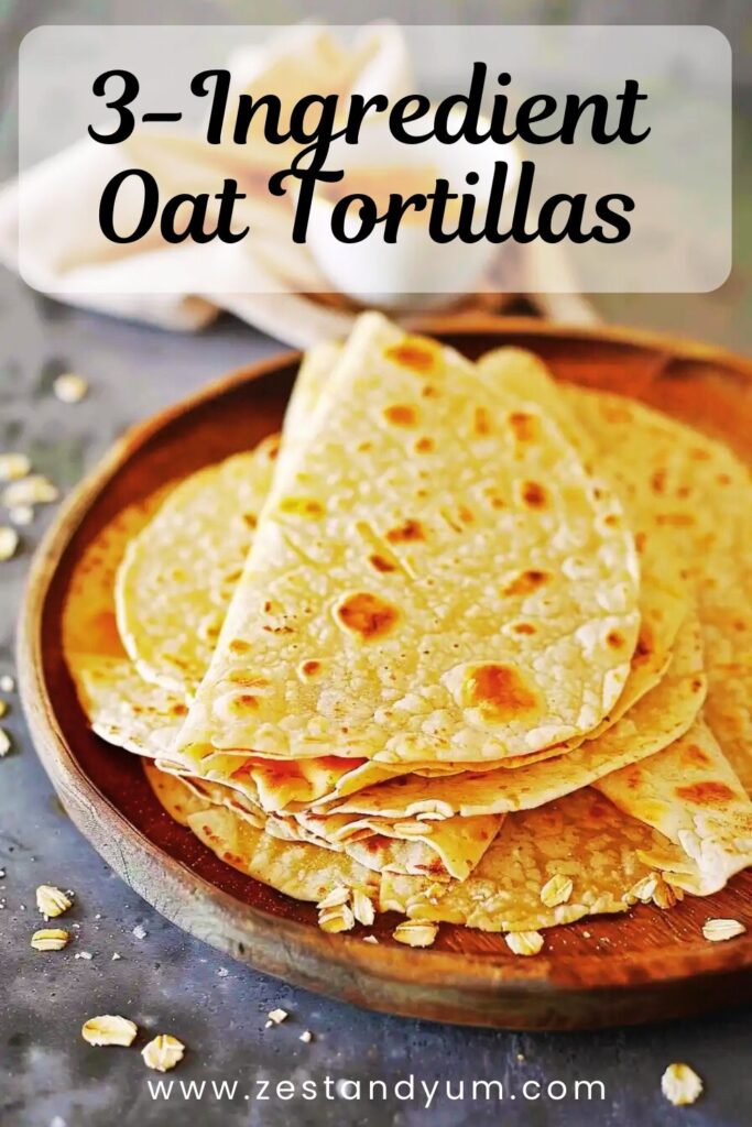 3-Ingredient Oat Tortillas