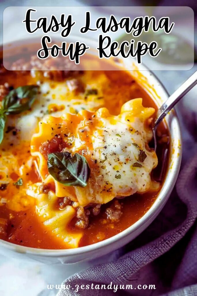 Easy Lasagna Soup Recipe