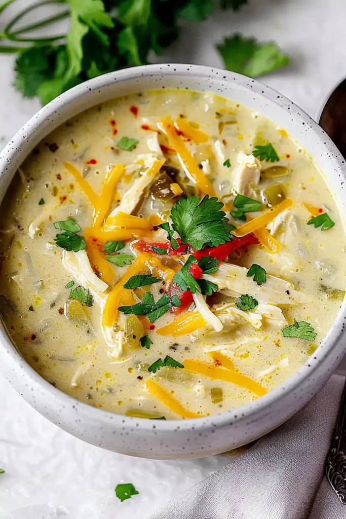Instant Pot Enchilada Chicken Soup