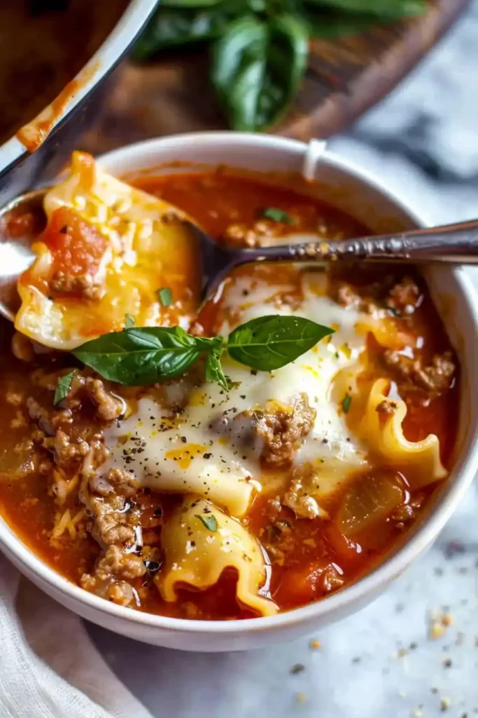 Lasagna Soup