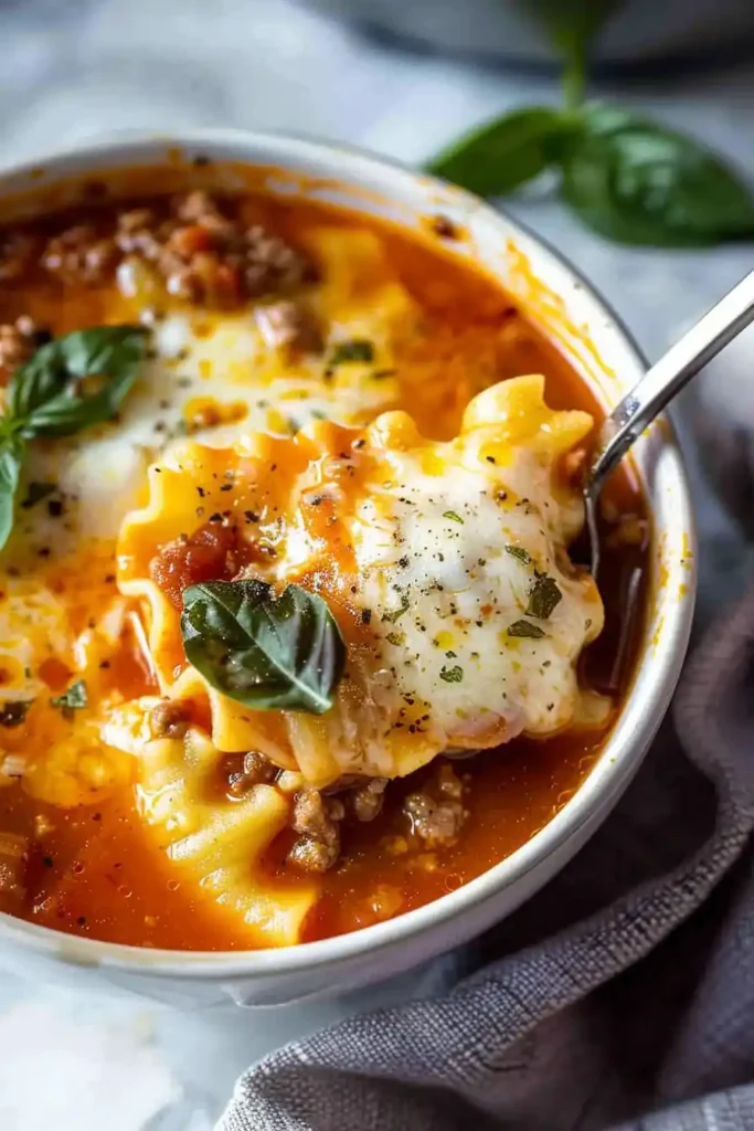 Lasagna Soup