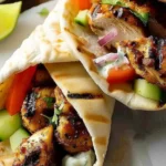 Mediterranean Chicken Gyros with Tzatziki