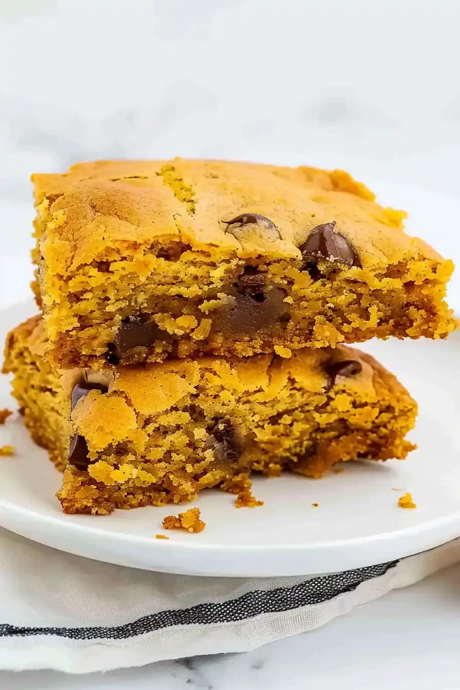 Pumpkin blondies