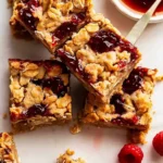 Raspberry Jam Oat Bars