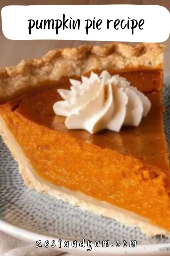 pumpkin pie recipe