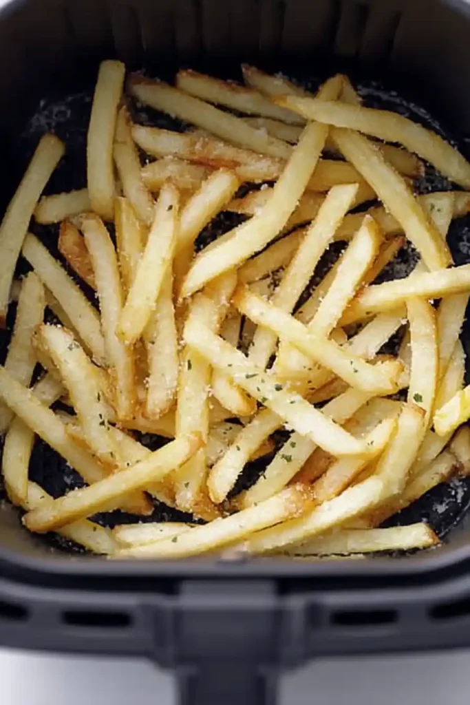 Air Fryer Garlic Parmesan French Fries