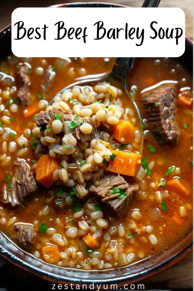 Best Beef Barley Soup