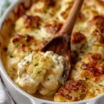 Cheesy Cauliflower Alfredo Bake