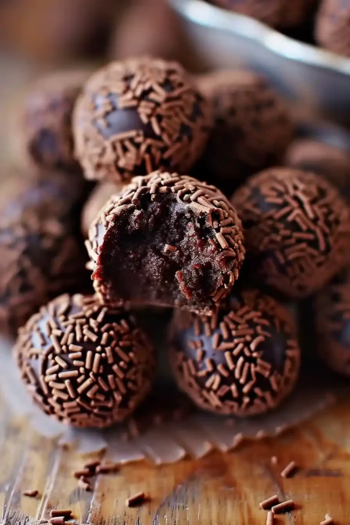Chocolate Bourbon or Rum Balls