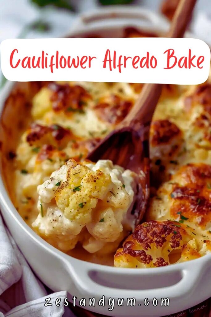 Creamy Cauliflower Alfredo Bake Recipe