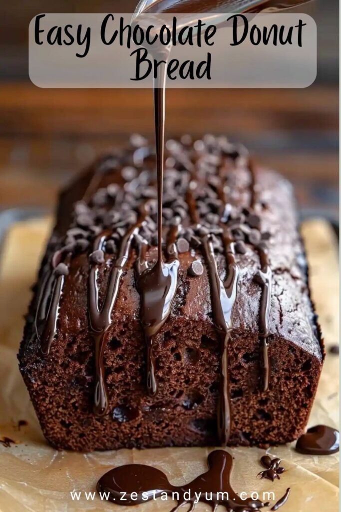 Easy Chocolate Donut Bread