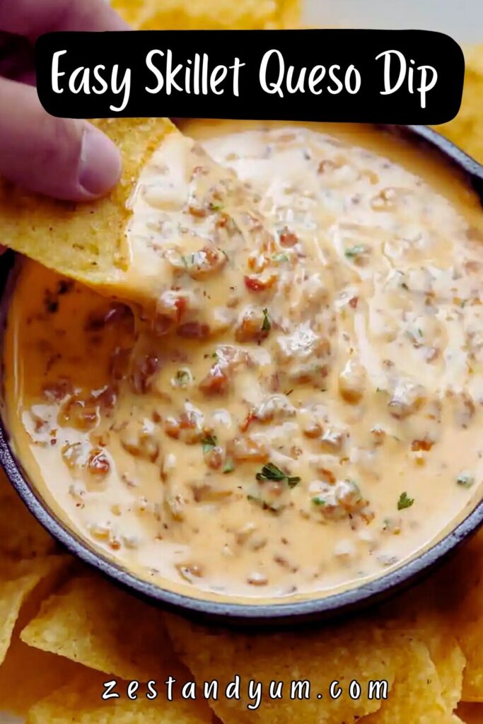 Easy Skillet Queso Dip