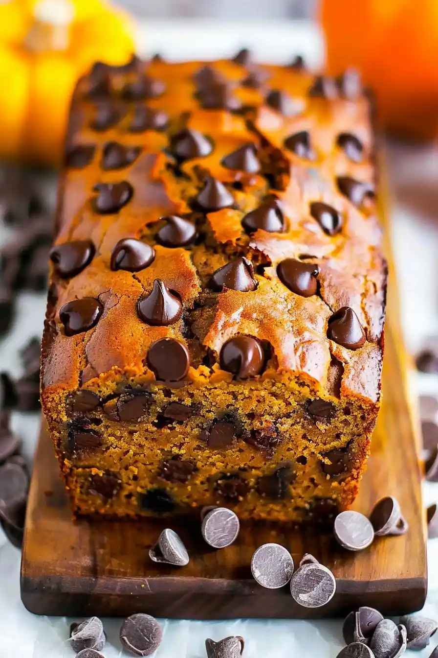 Pumpkin Chocolate Chip Bread