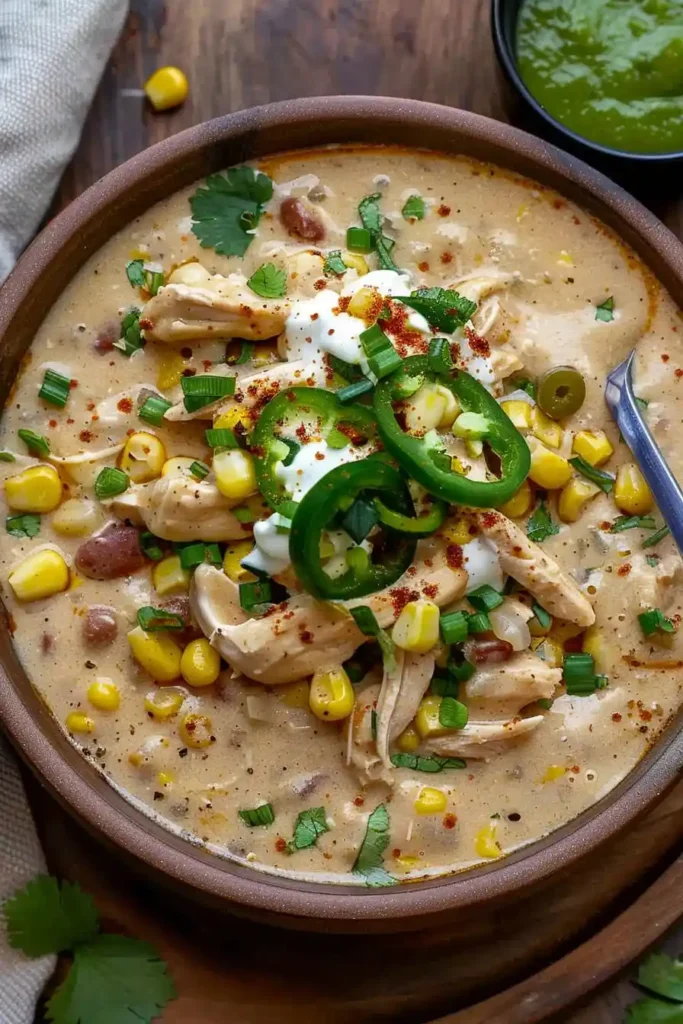 Street Corn White Chicken Chili