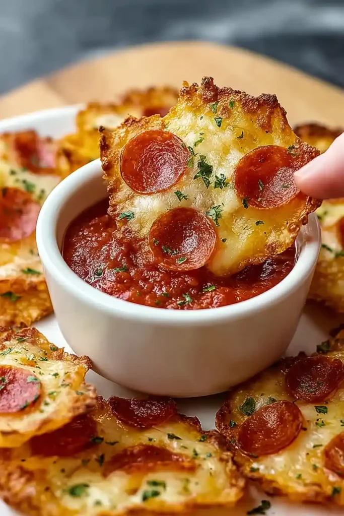 2 Ingredient Pizza Chips