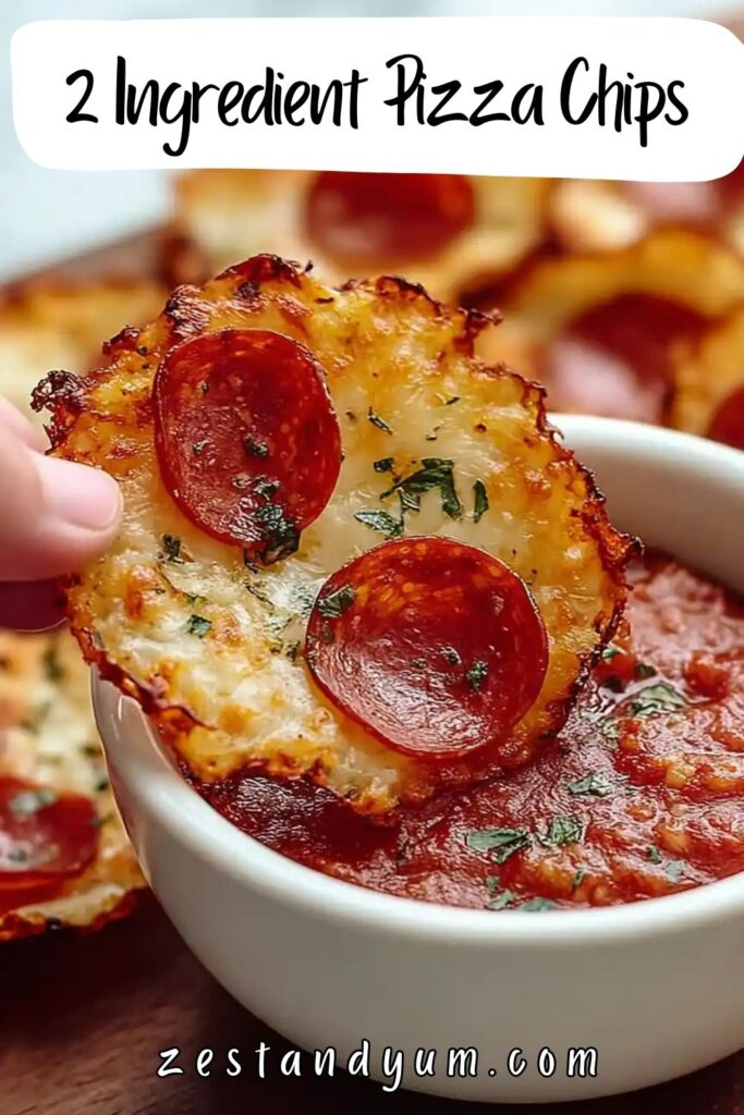 2 Ingredient Pizza Chips