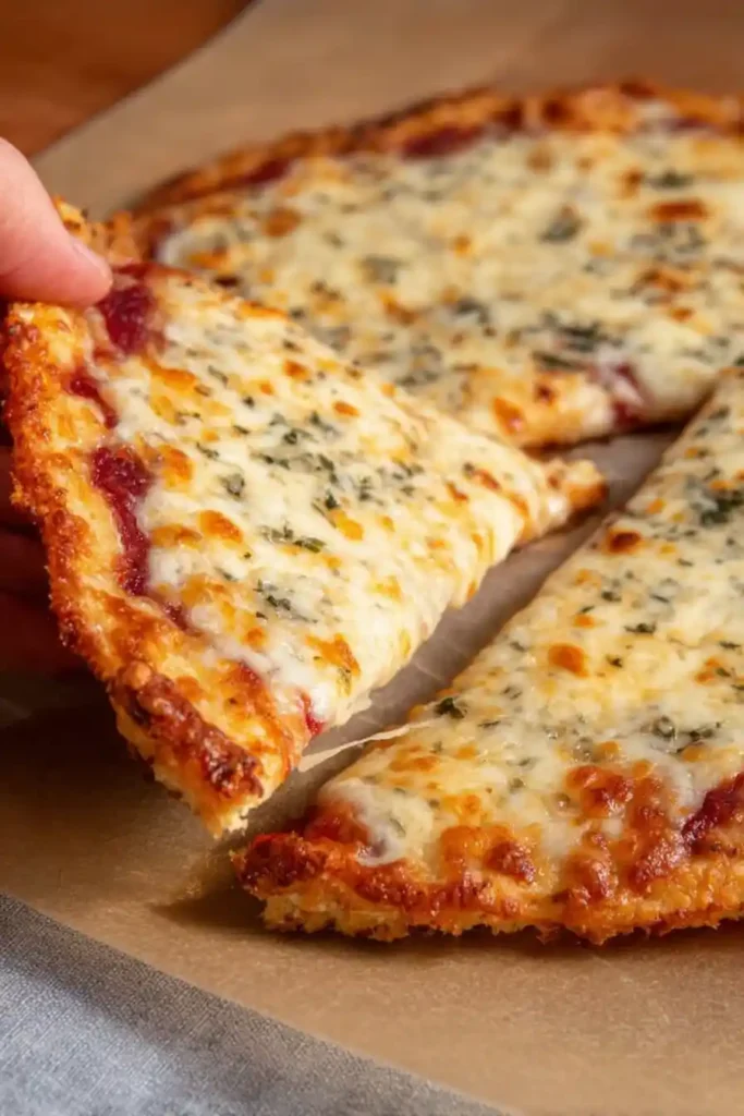 3-Ingredient Cottage Cheese Pizza Crust